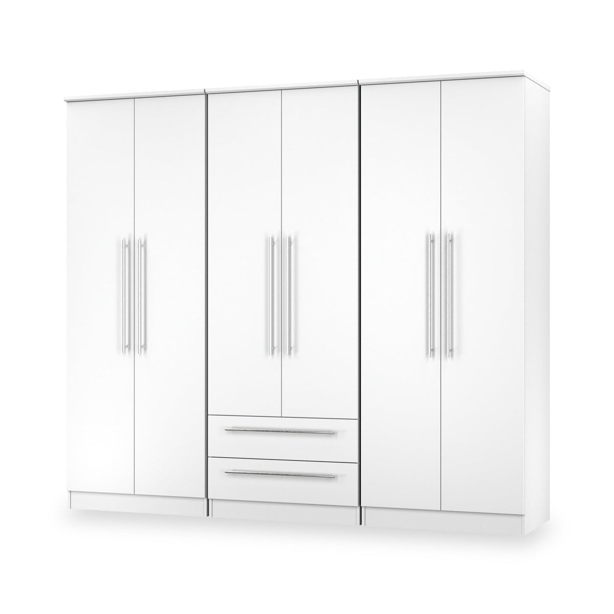 Bramwell 6 Door Wardrobe With Drawers