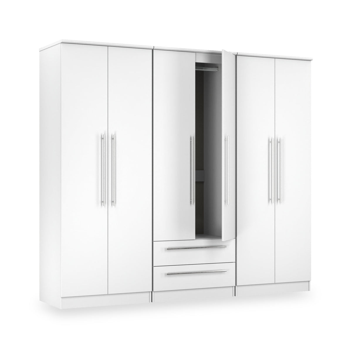 Bramwell 6 Door Wardrobe With Drawers