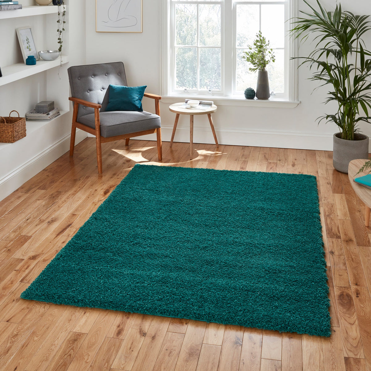 Roswell Stain Resistant Shaggy Rug