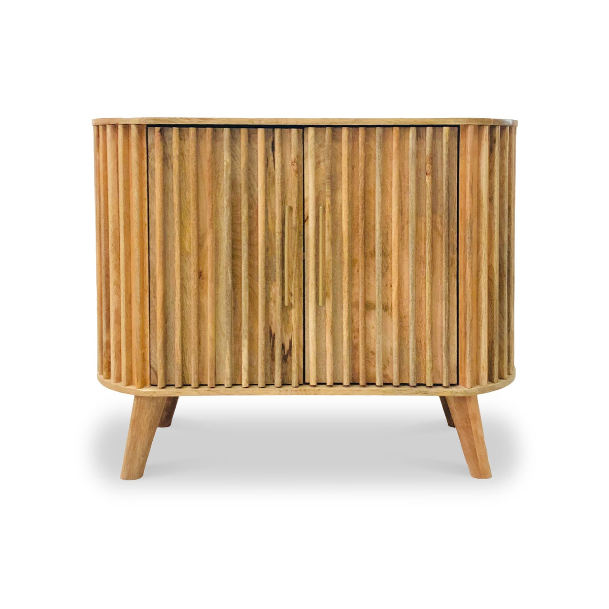 Leo Slatted Mango Wood 2 Door Sideboard