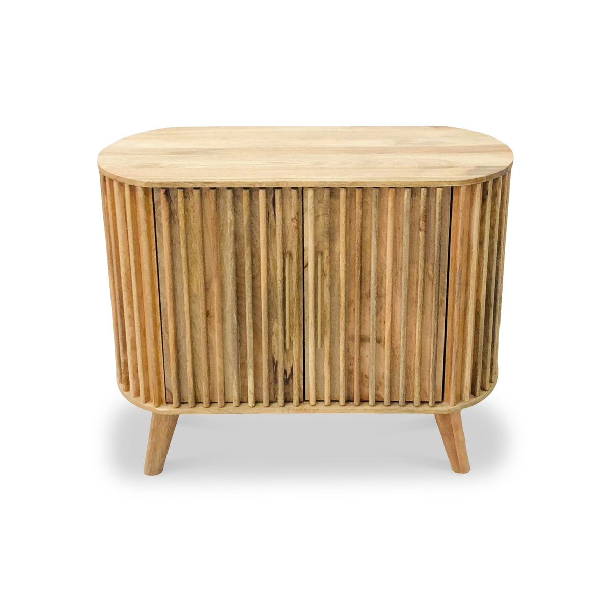 Leo Slatted Mango Wood 2 Door Sideboard
