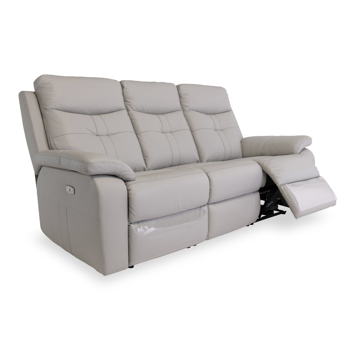 Talbot Leather Power Reclining 3 Seater Sofa