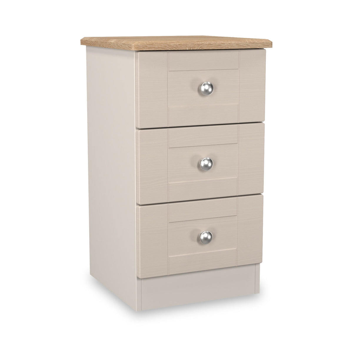 Marlowe 3 Drawer Bedside Table