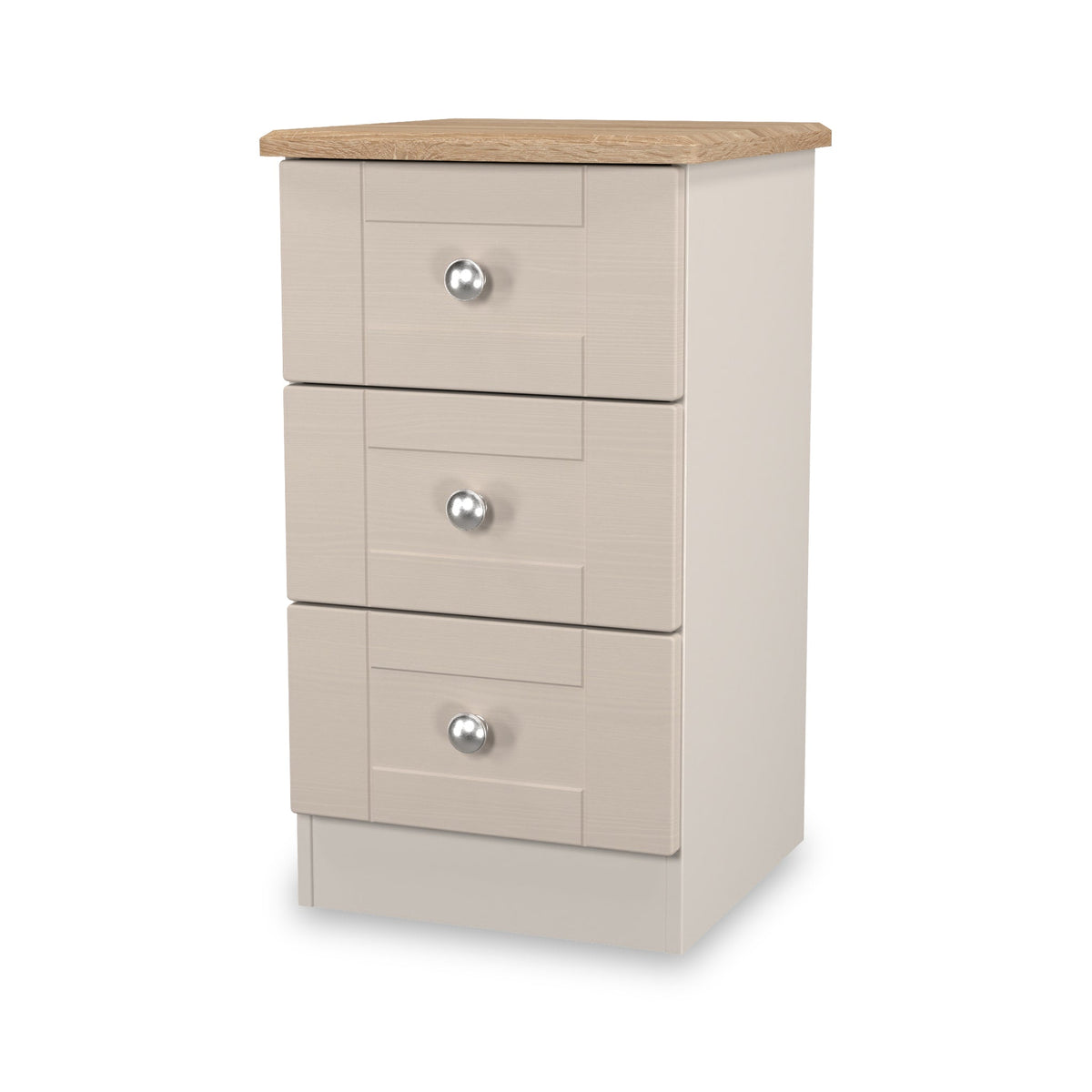 Marlowe 3 Drawer Bedside Table