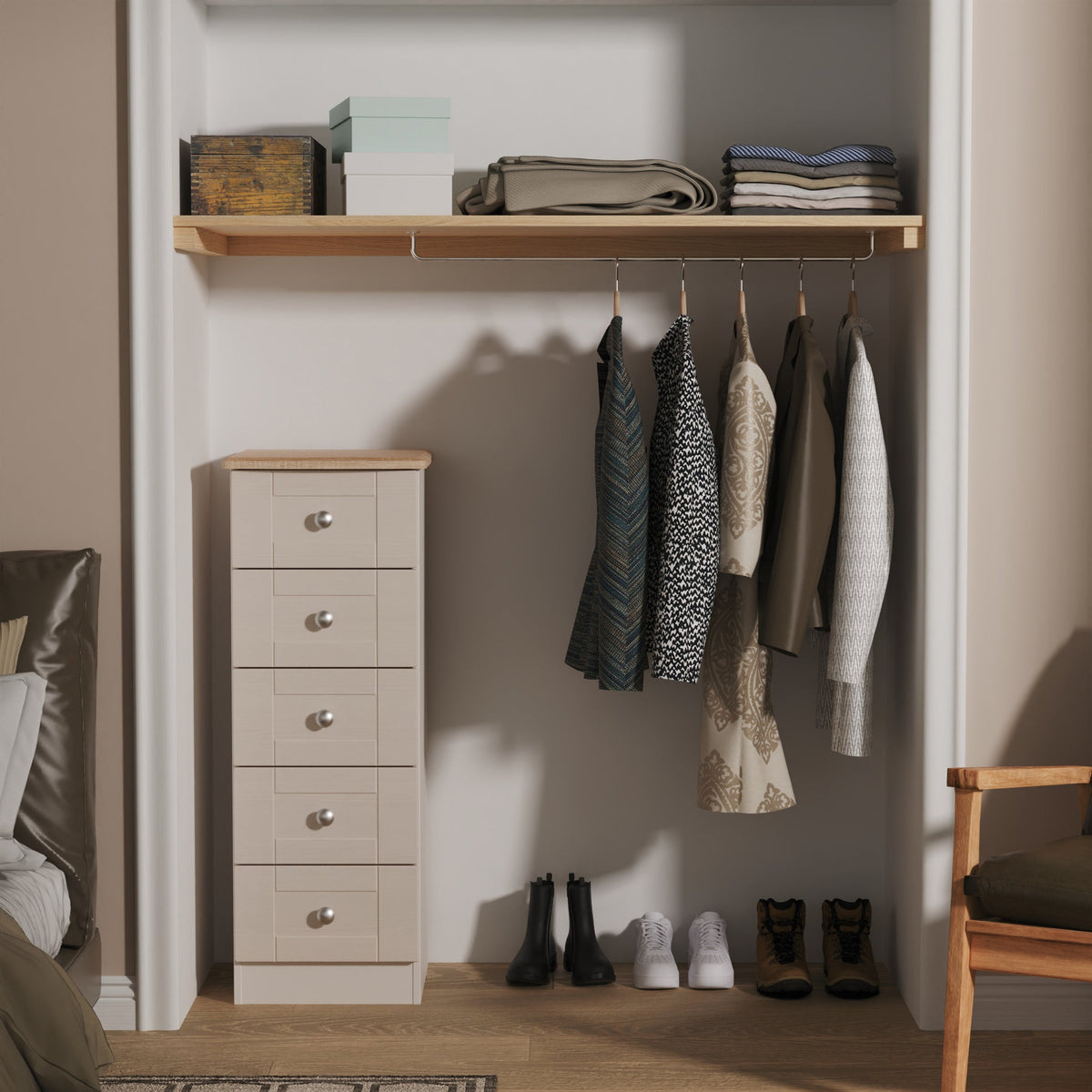 Marlowe 5 Drawer Tallboy