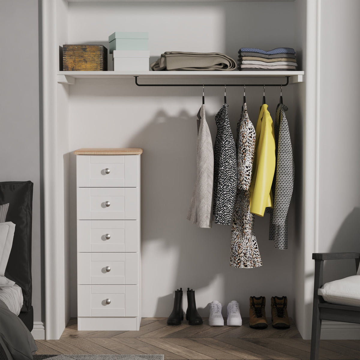 Marlowe 5 Drawer Tallboy