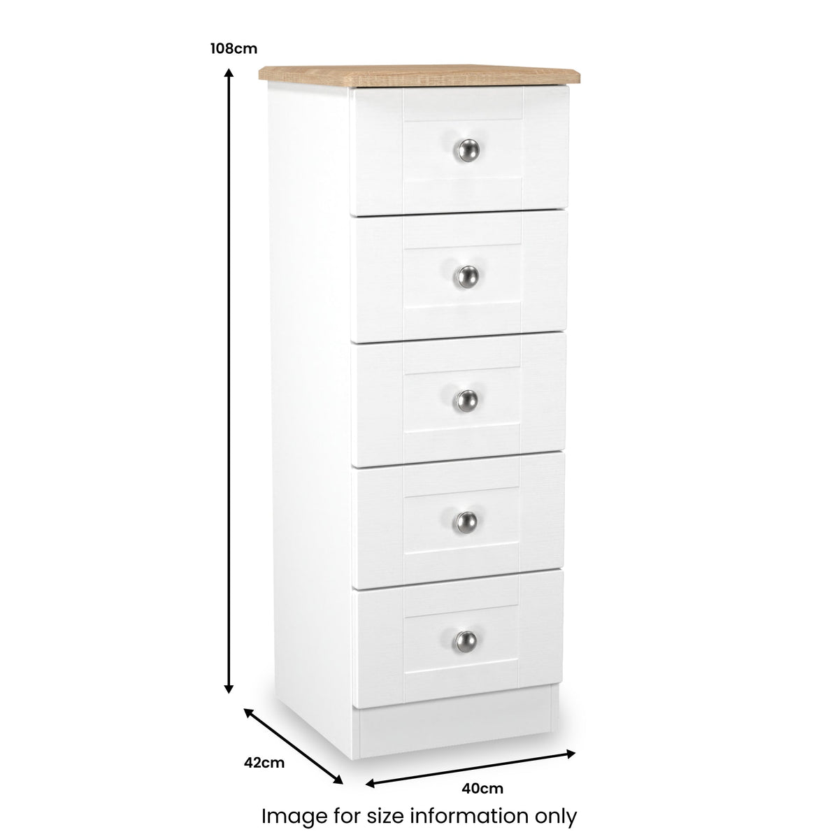 Marlowe 5 Drawer Tallboy