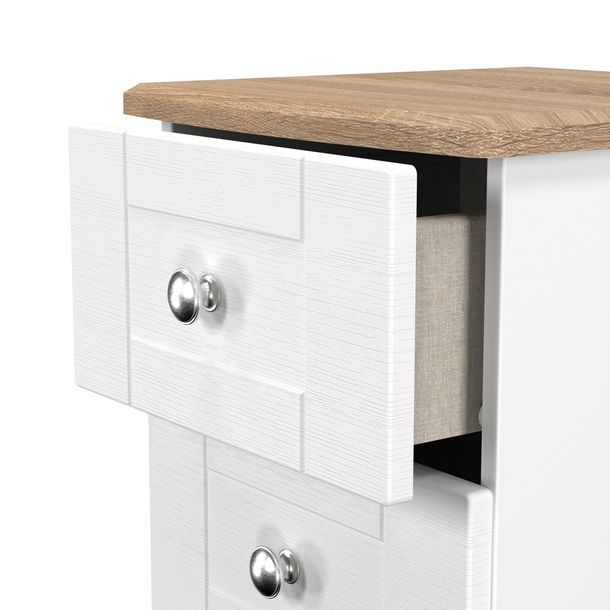 Marlowe 2 Drawer Bedside Table
