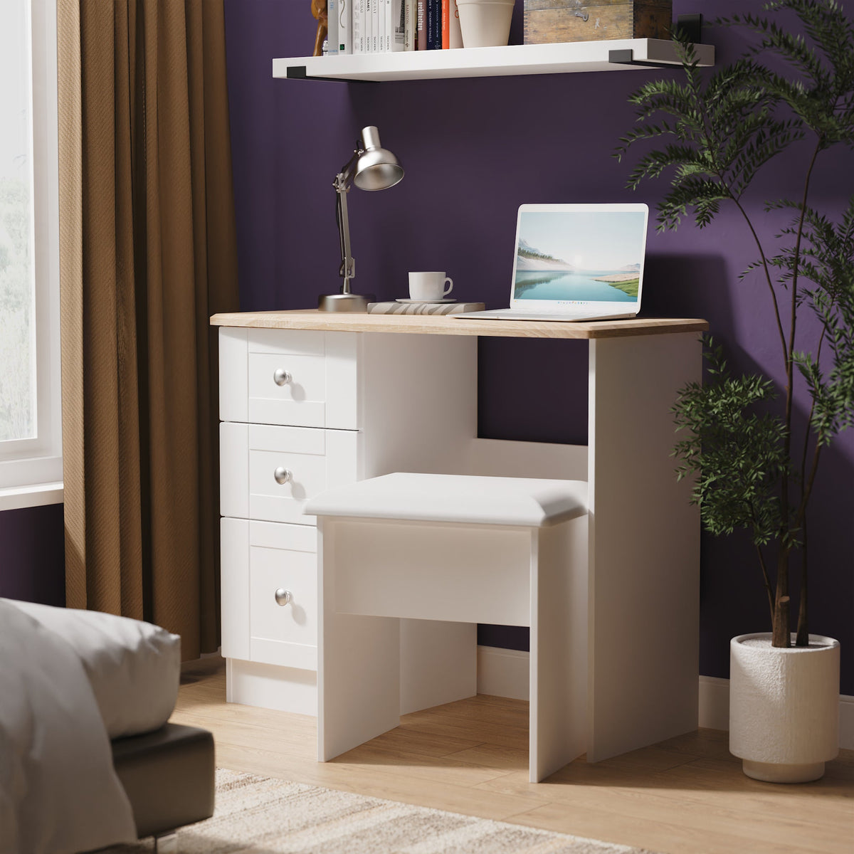 Marlowe 3 Drawer Dressing Table