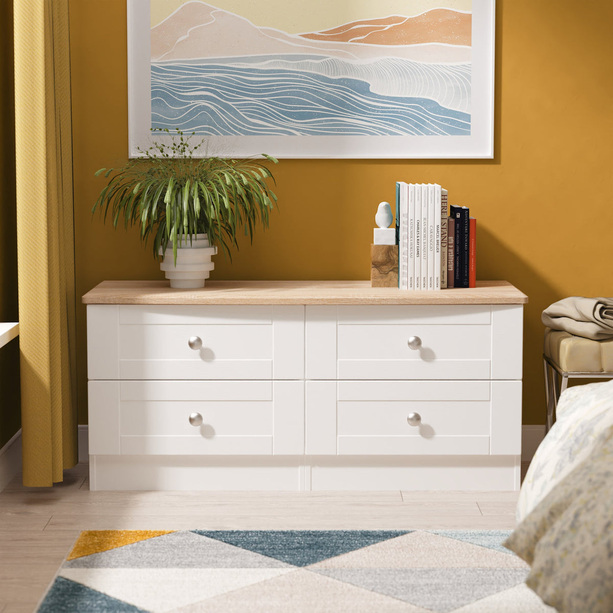Marlowe 4 Drawer Low Storage Unit