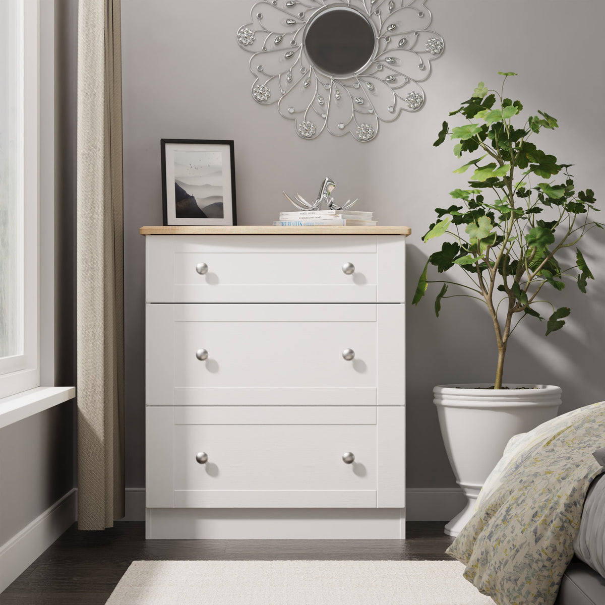 Marlowe 3 Drawer Deep Chest