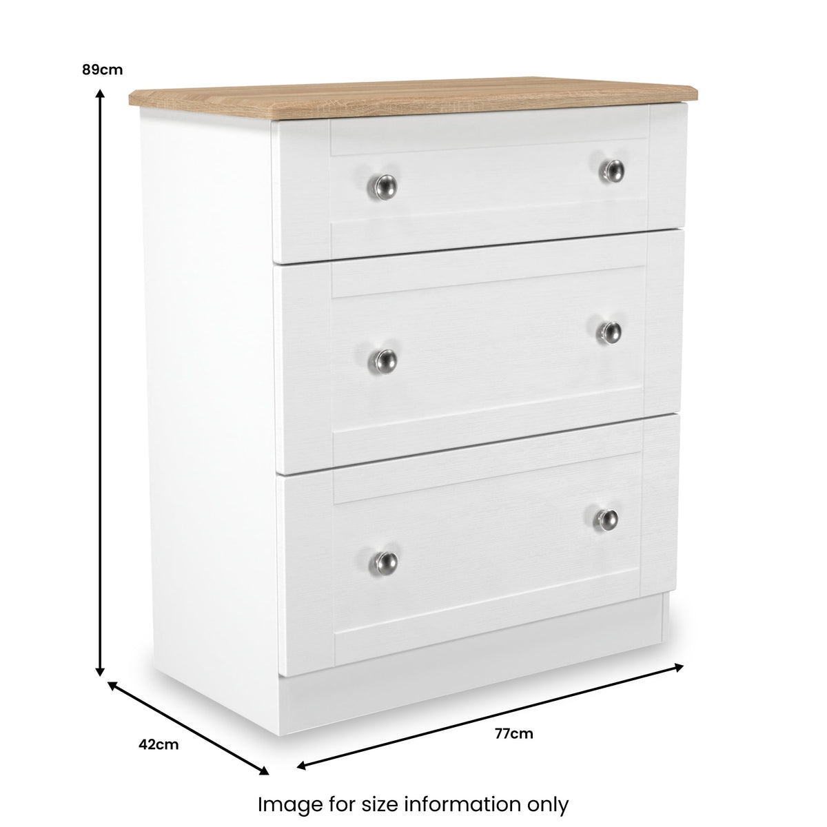 Marlowe 3 Drawer Deep Chest