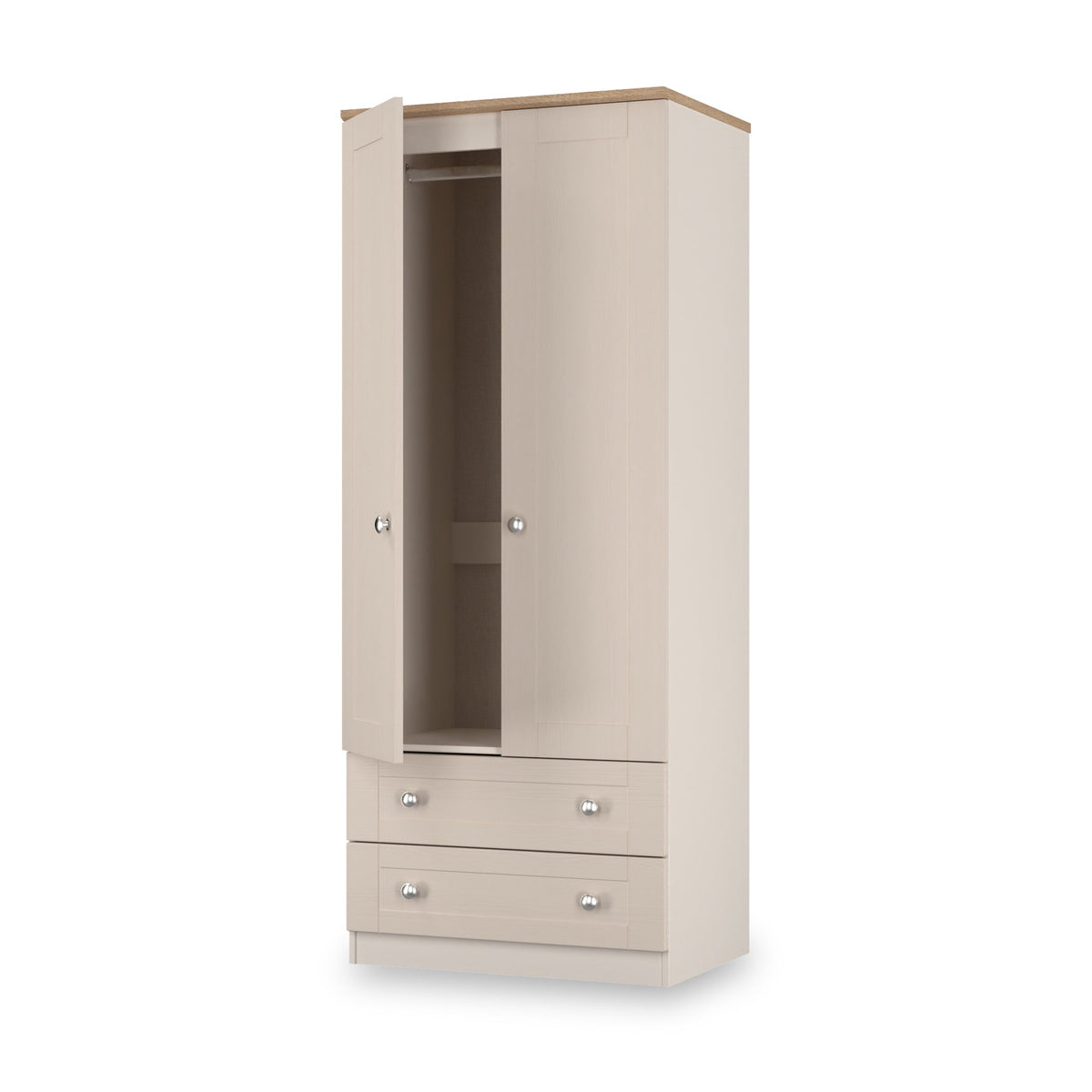 Marlowe Double Wardrobe With Drawers