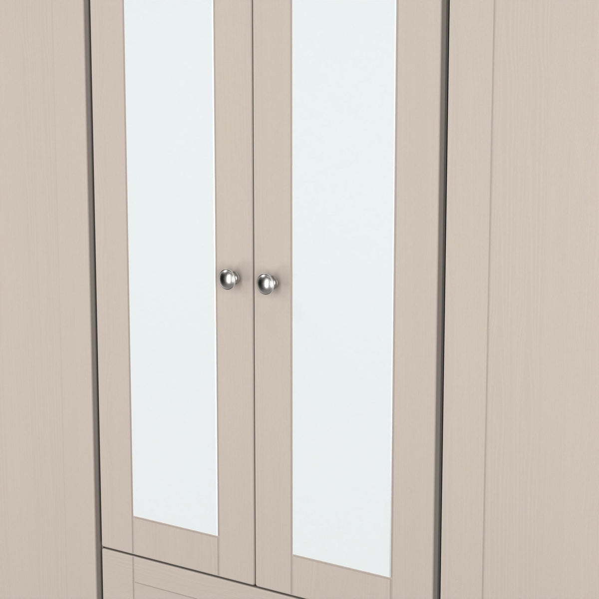 Marlowe 6 Door Mirrored Wardrobe With Drawers