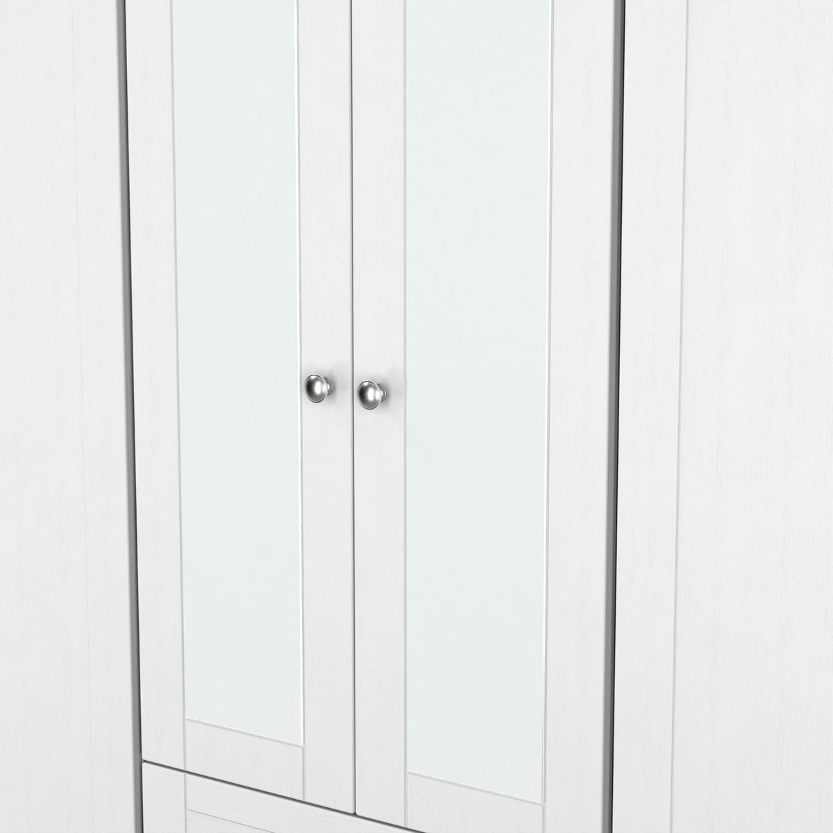 Marlowe 6 Door Mirrored Wardrobe With Drawers
