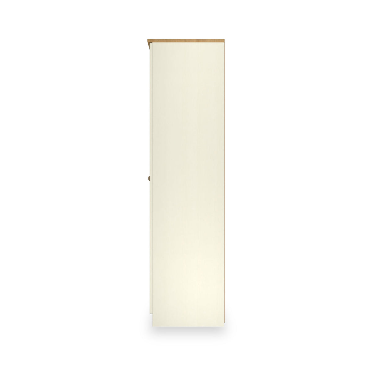 Brixham Cream 4 Door Mirrored Wardrobe