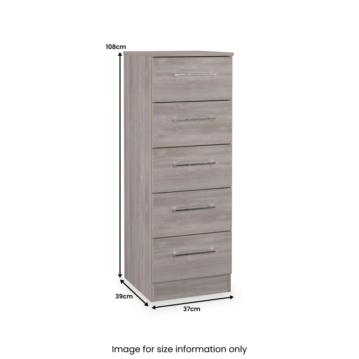 Ellington 5 Drawer Tallboy