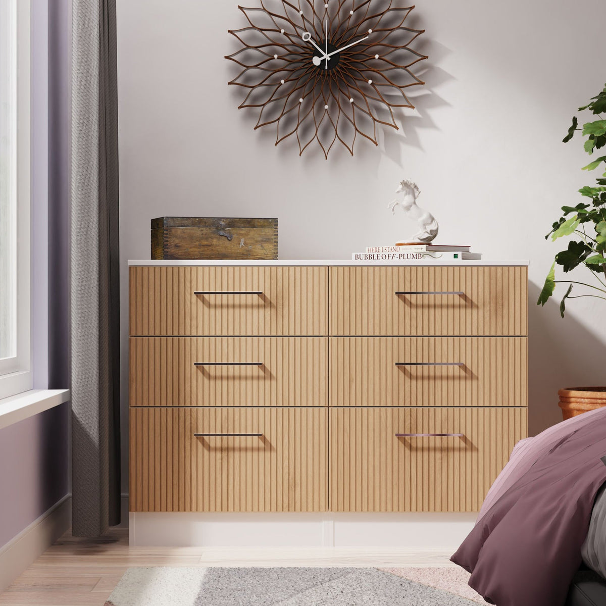 Ellington 6 Drawer Wide Chest