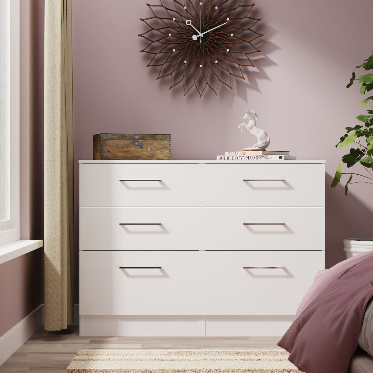 Ellington 6 Drawer Wide Chest