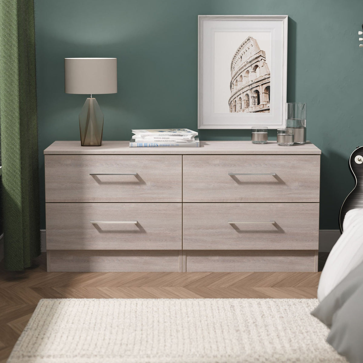 Ellington 4 Drawer Low Storage Unit