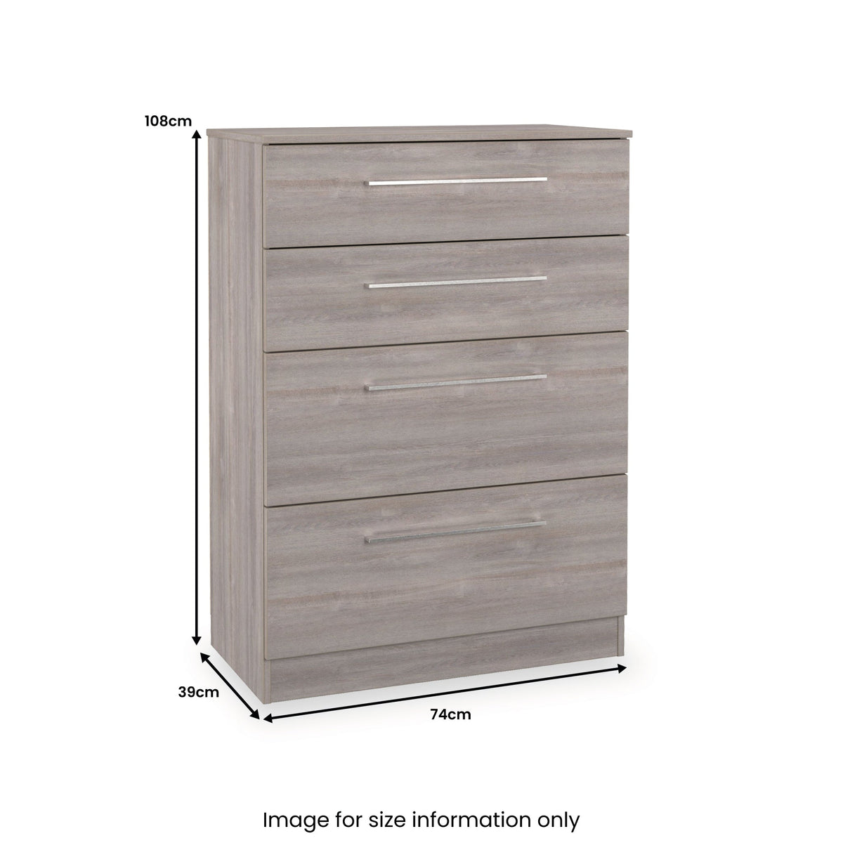 Ellington 4 Drawer Deep Chest