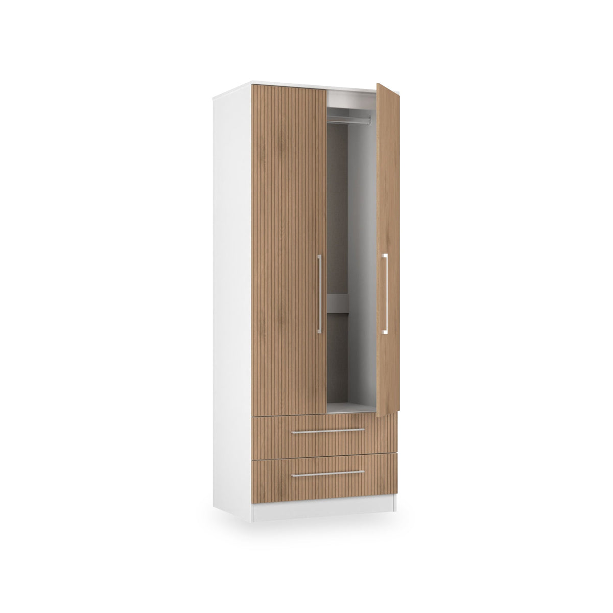 Ellington Double Wardrobe With Drawers