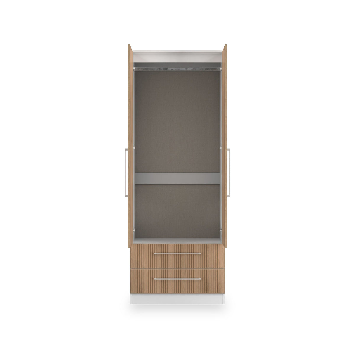 Ellington Double Wardrobe With Drawers
