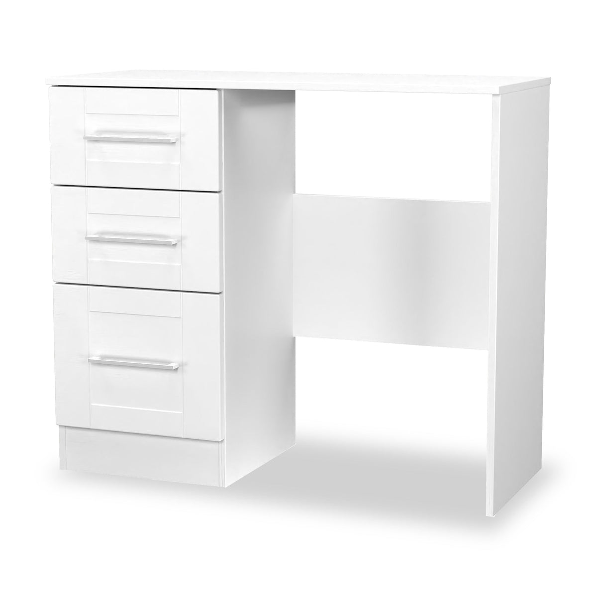 Bellamy White 3 Drawer Dressing Table