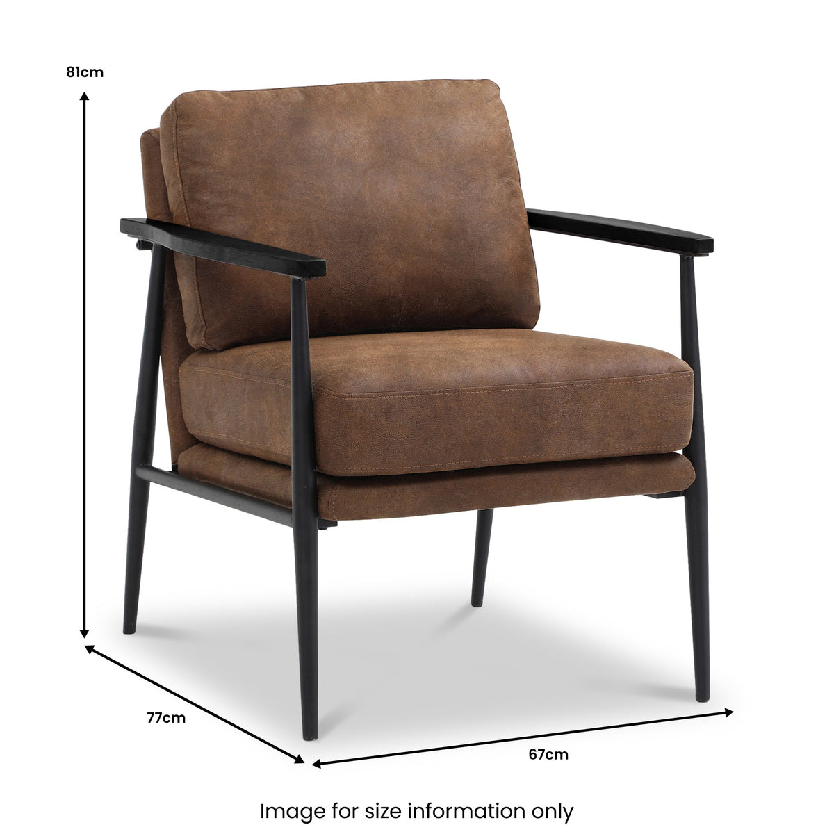 Loxley Faux Leather Accent Chair