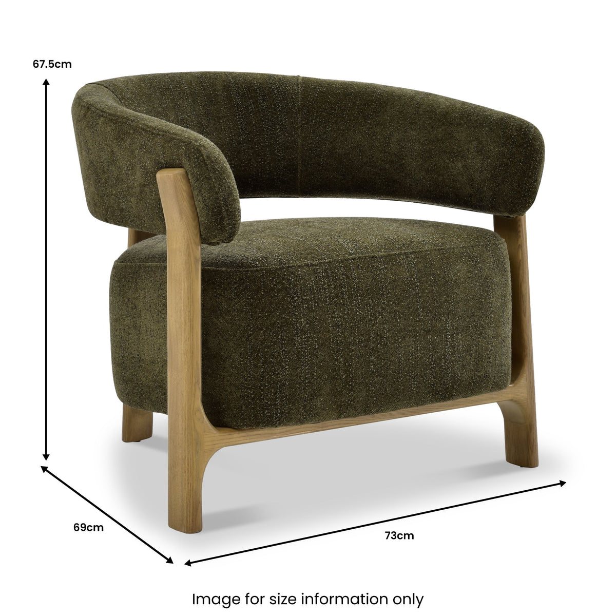 Sorelle Curved Accent Chair