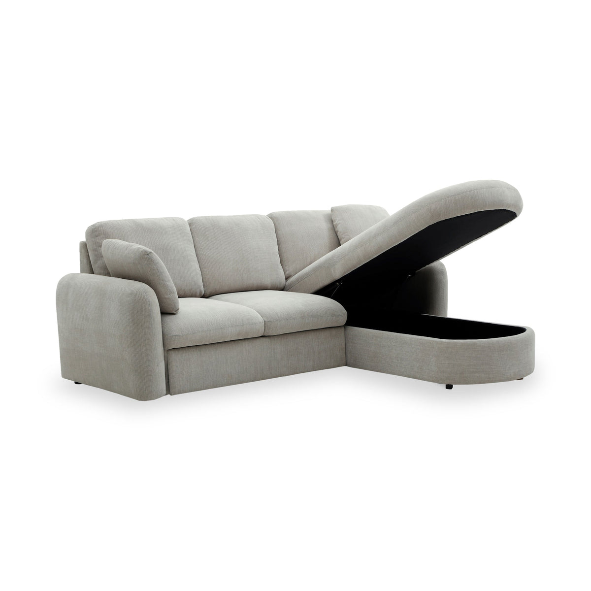 Belvere Curved Corner 3 Seater Sofa Bed