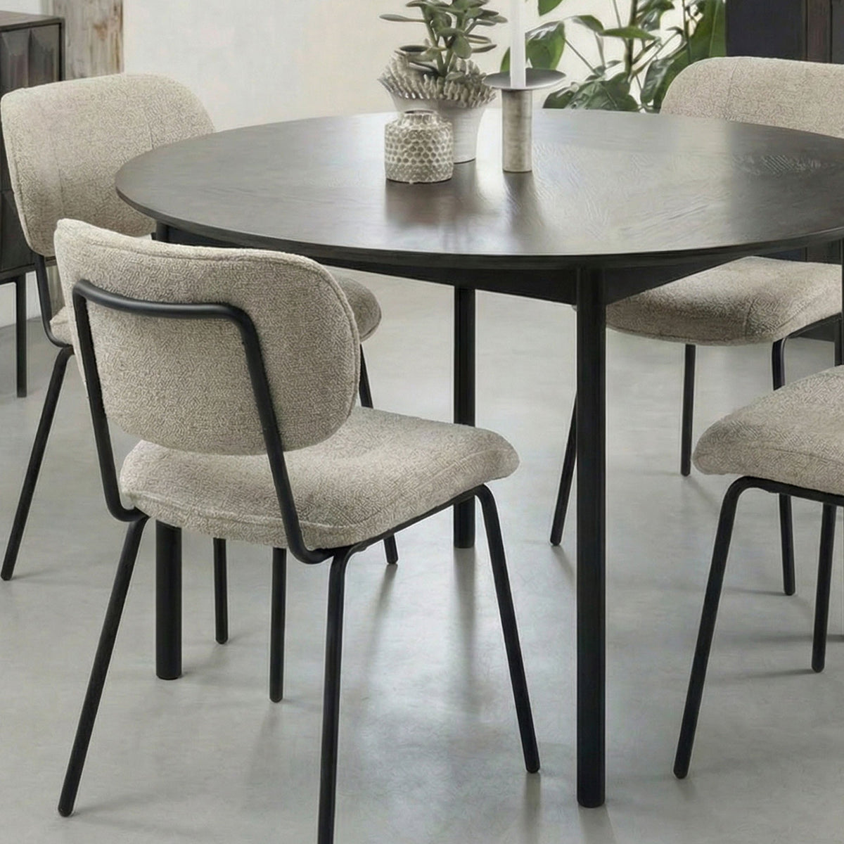 Roka Oak Round Dining Table