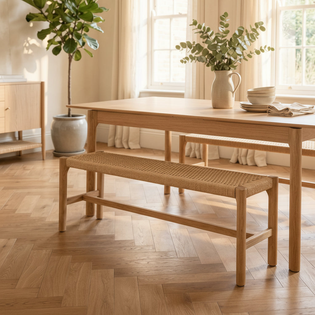 Harborough Oak 110cm Dining Bench