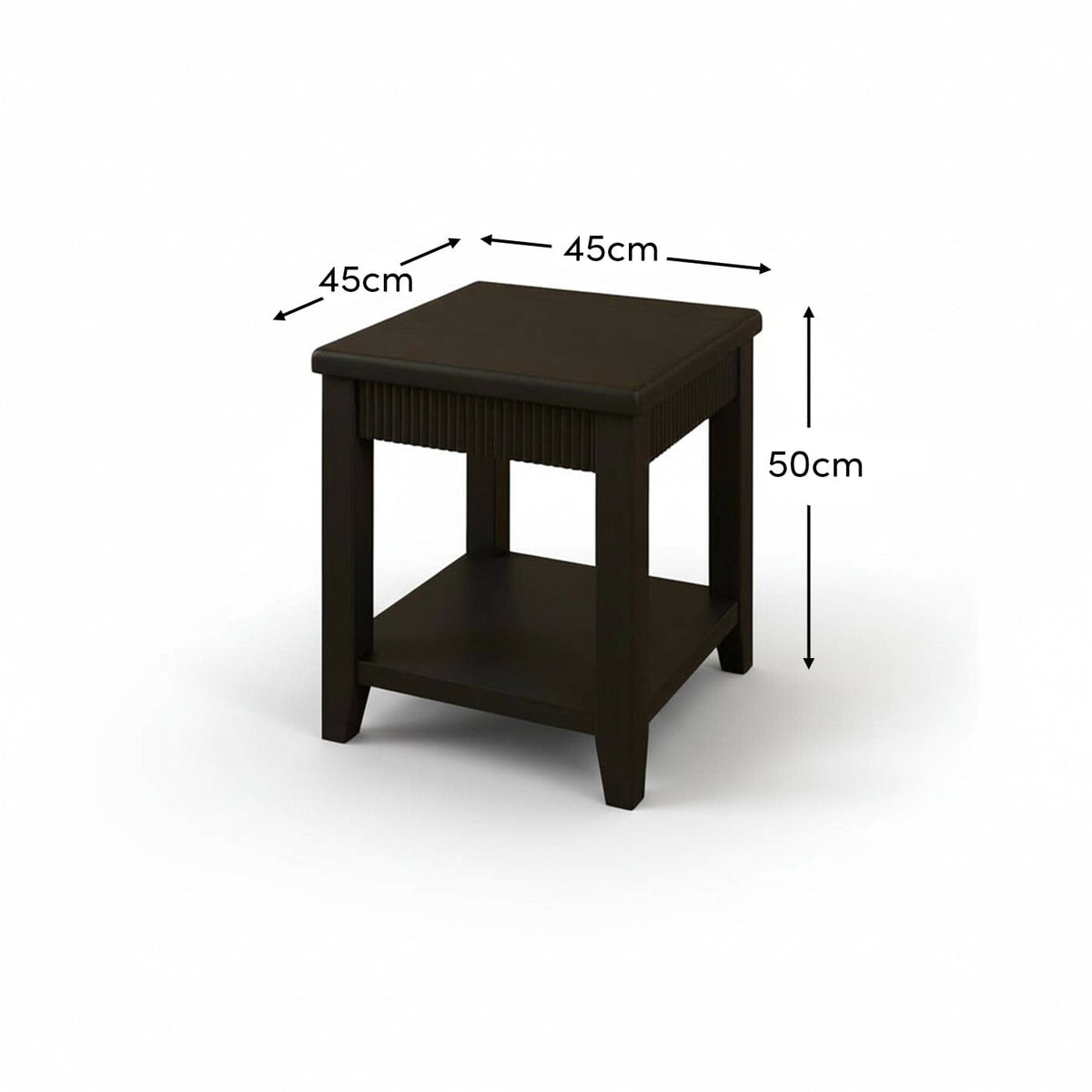 Outlet - Raleigh Black Side Table
