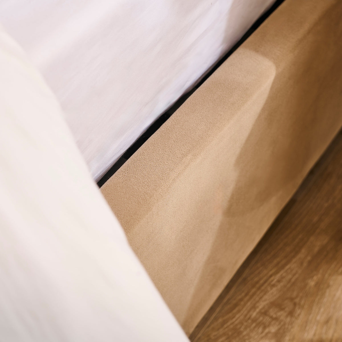 Robyn King Ottoman Bed - Driftwood