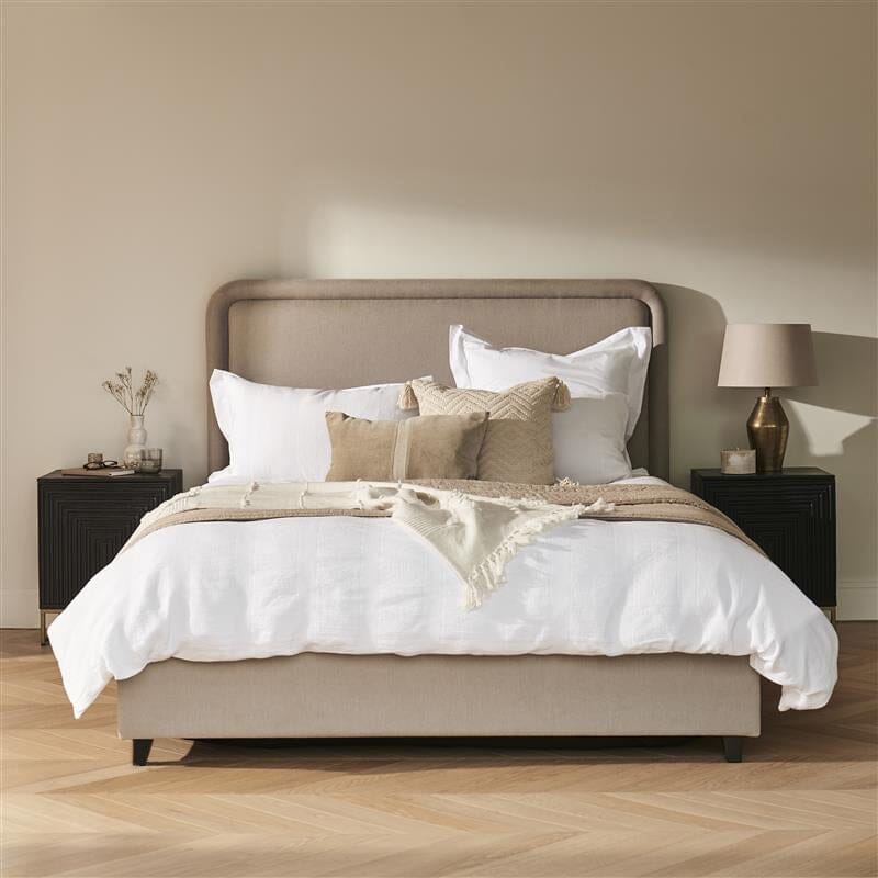 Outlet - Rayna Bedside Table - Jet Black