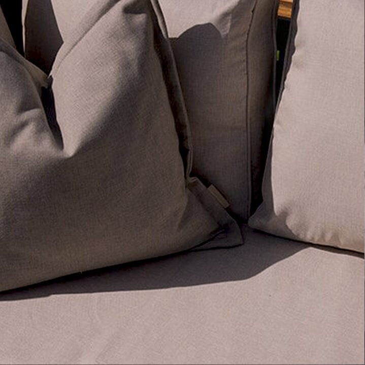 Rowan Arm Section Garden Cushion Covers - Grey
