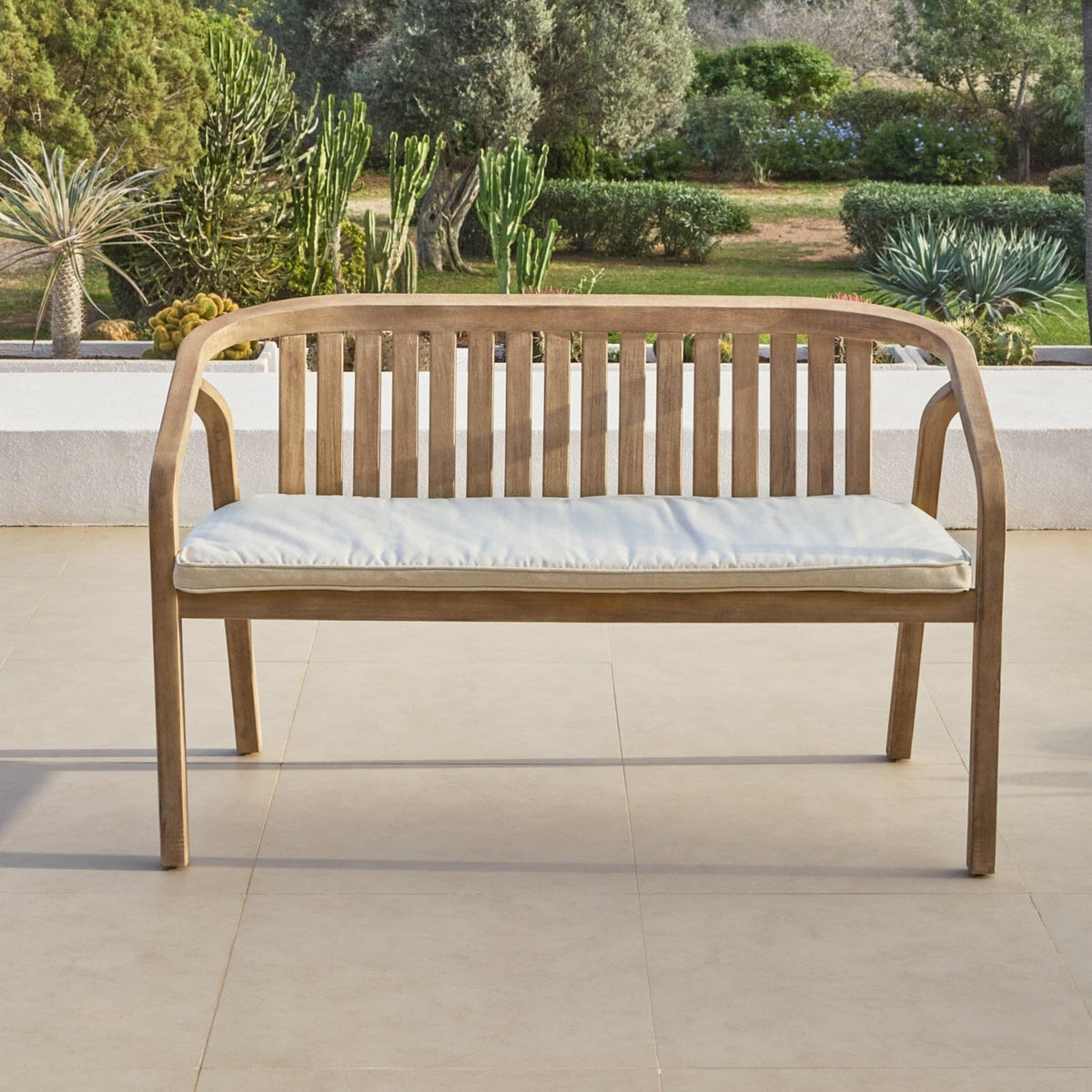 Shiro Garden Bench Cushion - Sand