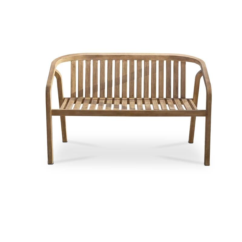 Amelia 6 Seater Wooden Garden Dining Set with 4 Shiro Chairs & Bench with Cushions