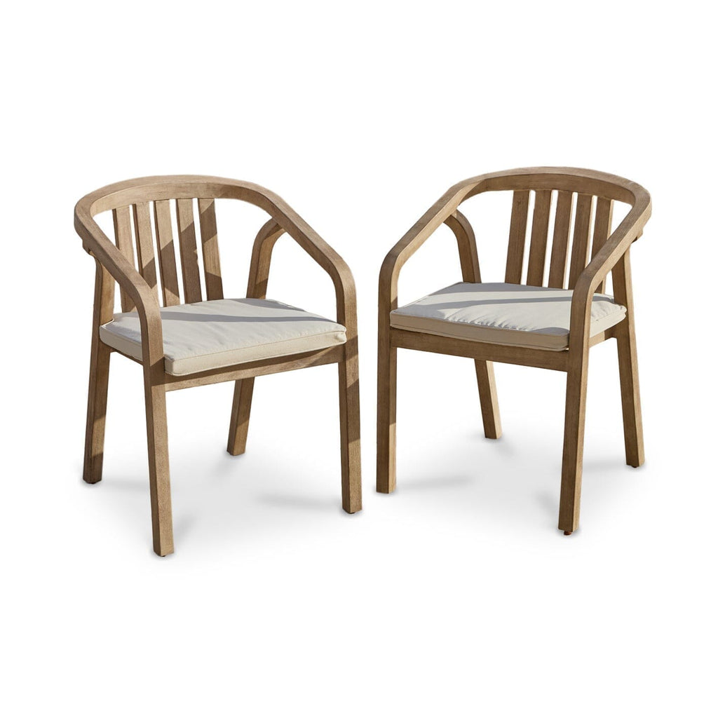 Amelia 6 Seater Wooden Garden Dining Set with 6 Shiro Cushioned Chairs