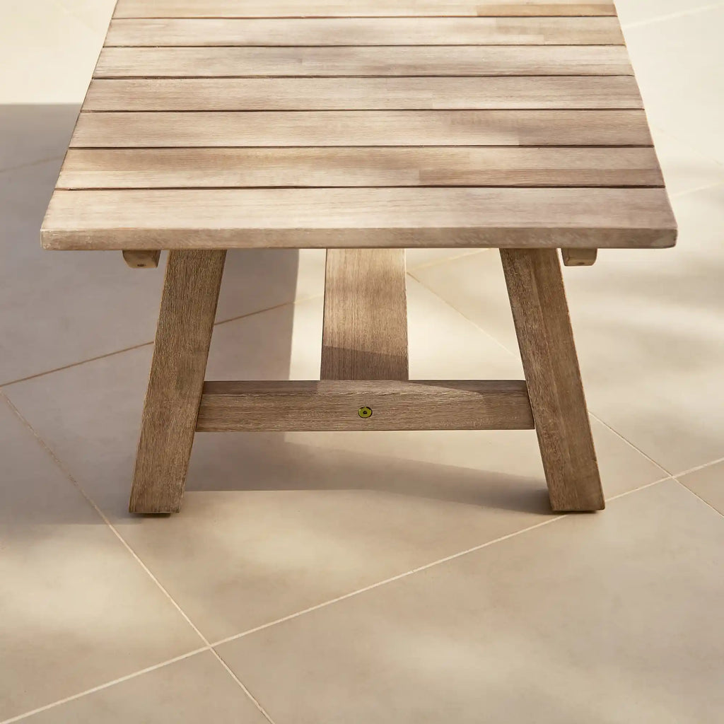 Shiro Wooden Garden Coffee Table - 120cm
