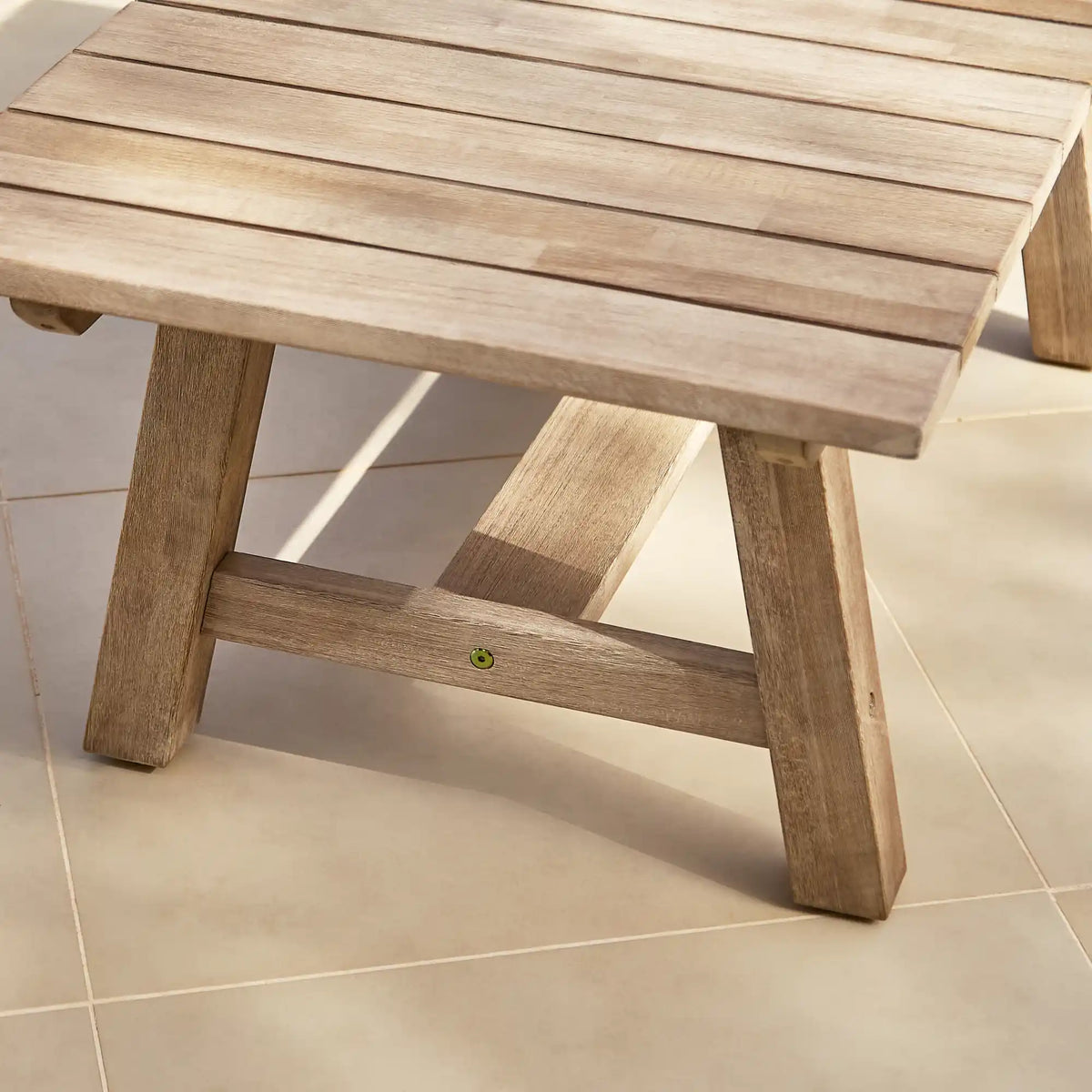 Shiro Wooden Garden Coffee Table - 120cm