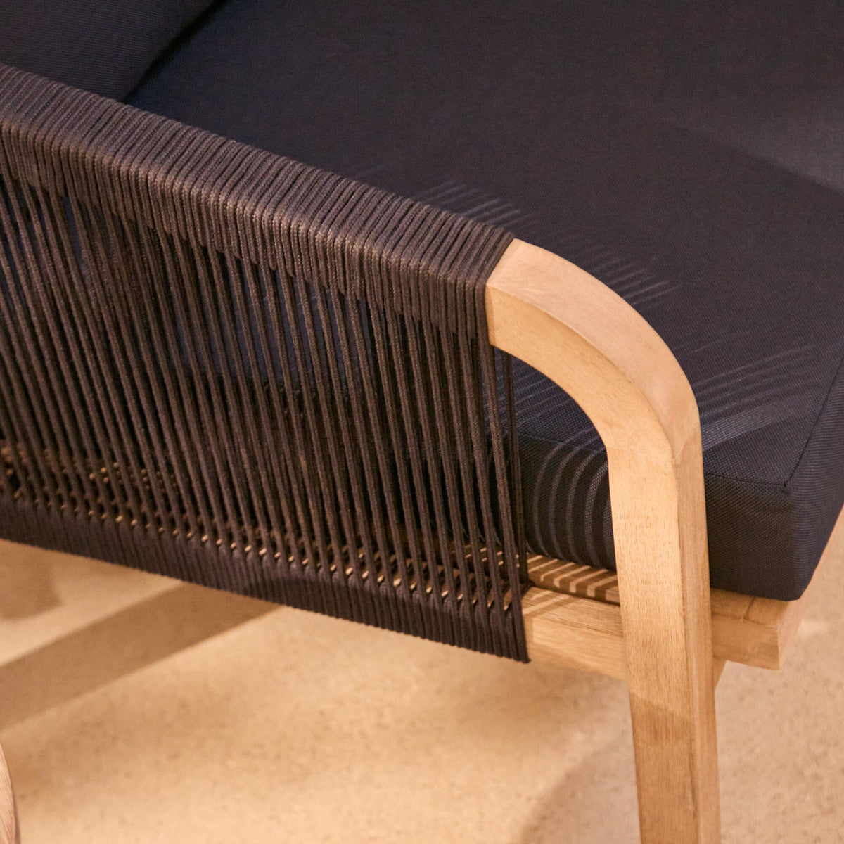 Shiro 5 Seater Garden Sofa - Navy