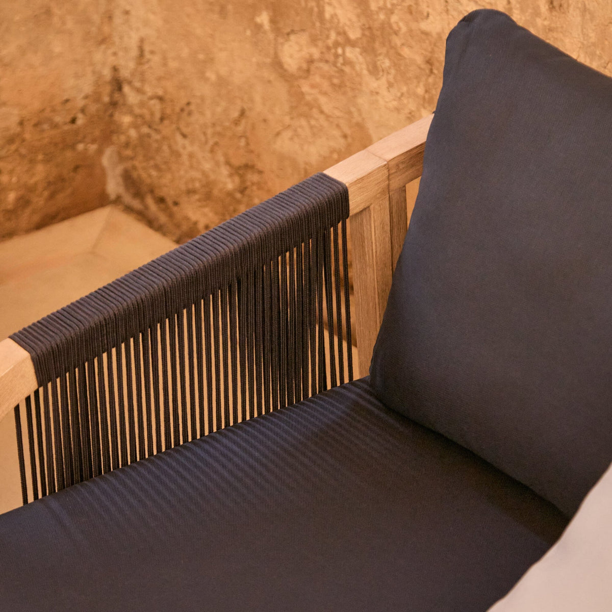 Shiro 5 Seater Garden Sofa - Navy