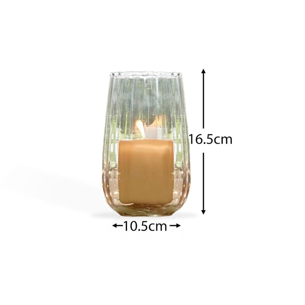Dalen 16cm Glass Candle Holder - Clear