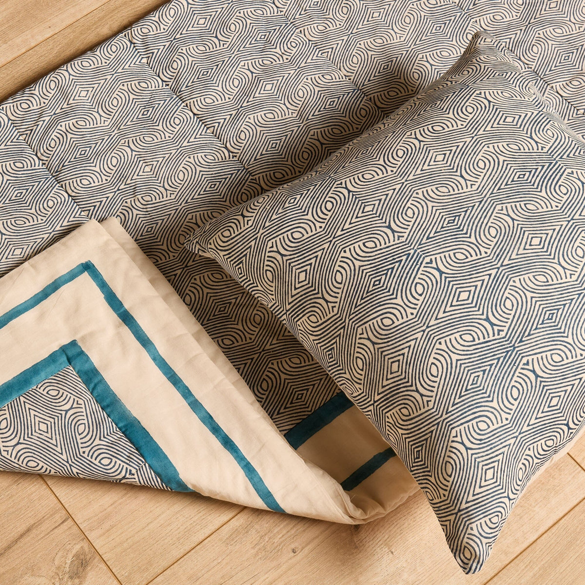 Somersby 125x145cm Bed Spread - Teal