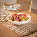 Spello 30cm Bowl - White Marble