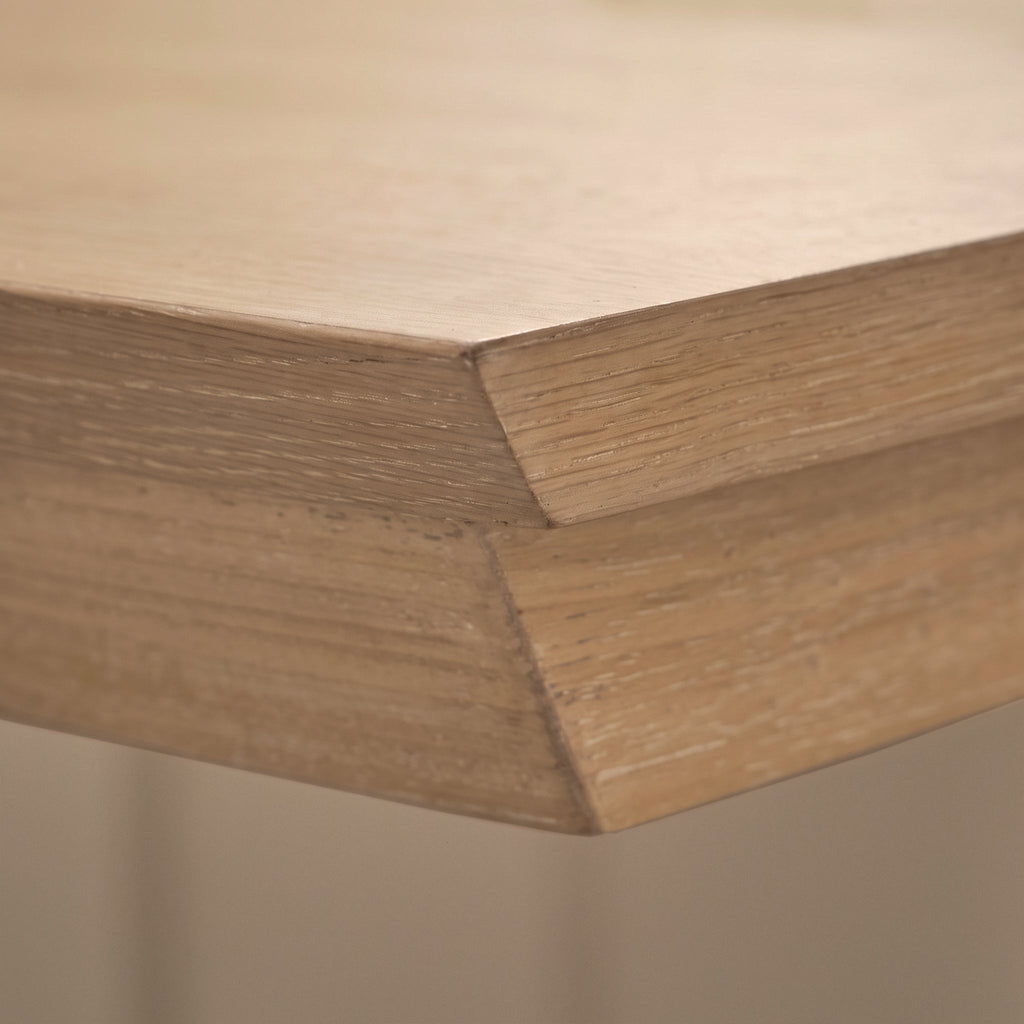 Sabina 100cm Rectangular Desk - Whitewash Oak