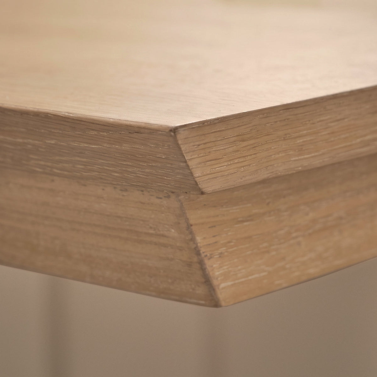 Sabina 100cm Rectangular Desk - Whitewash Oak