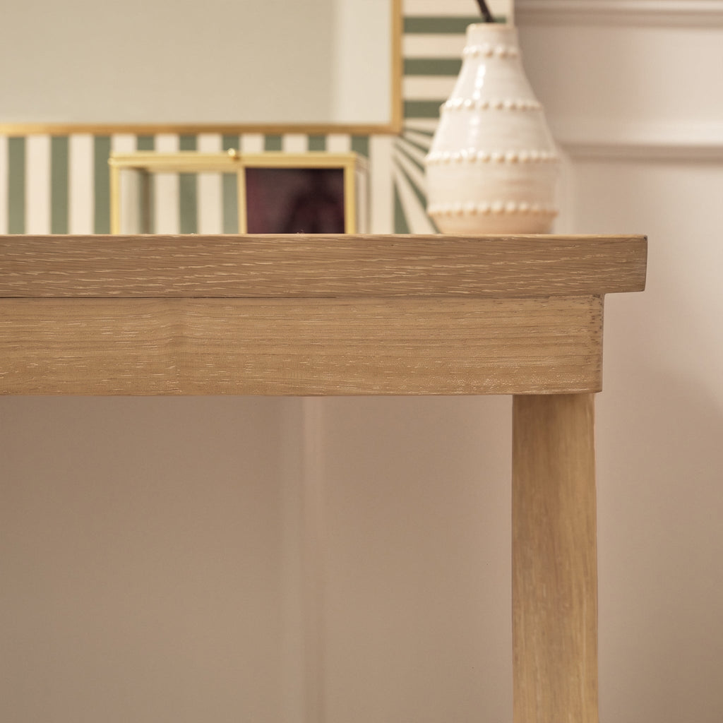 Sabina 100cm Rectangular Desk - Whitewash Oak